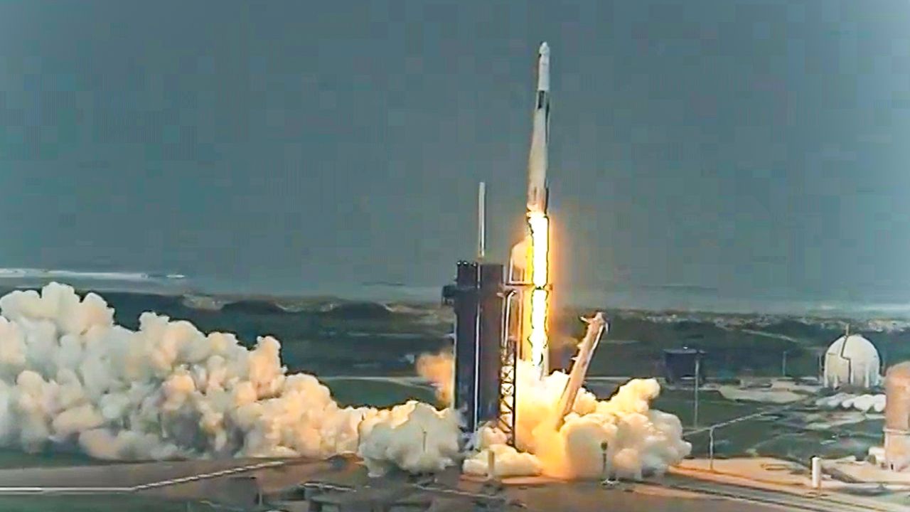 Falcon 9 a mise Ax-2 u ISS | SpaceX a Axiom | Stream