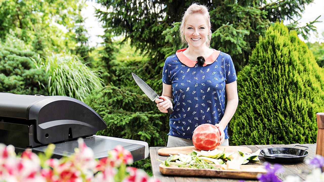 Baked watermelon is a great summer dessert